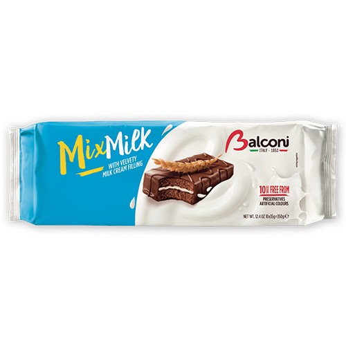 BALCONI snack cakes 10τεμ mix milk
