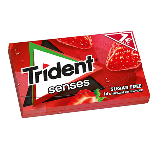 TRIDENT senses 27grX12τσιχ 1€ (ΕΛ) φράουλα
