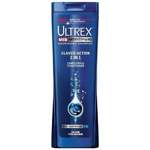 ULTREX shampoo 360ml (ΕΛ) men classic 2in1