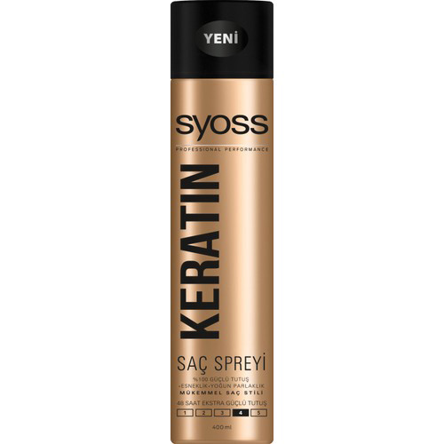 SYOSS spray μαλλιών 400ml (ΕΛ) keratin No4