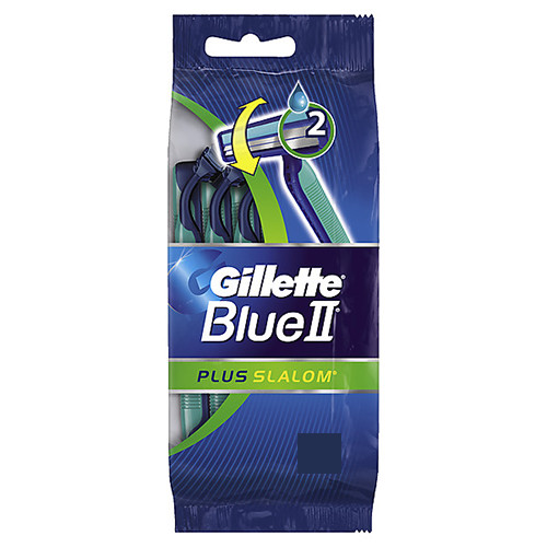 GILLETTE BLUE II ΣΑΚΟΥΛΑΚΙ slalom plus 4τεμ (ΕΛ)