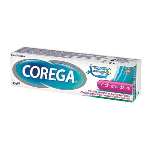 COREGA στερεωτική κρέμα οδοντοστ 40gr ochrana ροζ
