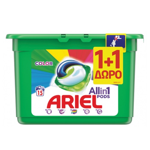 ARIEL 15+15 tabs (PODS) KOYTI (ΕΛ) color