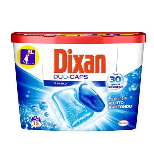 DIXAN caps duo απορ/κό 15τεμ classic