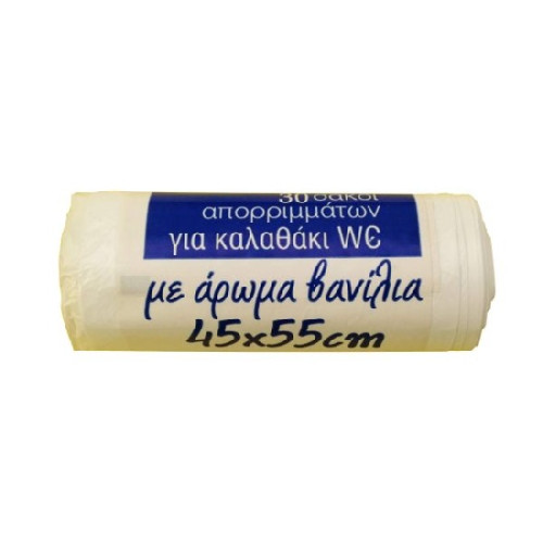 ΣΑΚΟΙ ΑΠΟΡ 45Χ55 καλαθάκι NO NAME 30τεμ(ΕΛ)λευκό