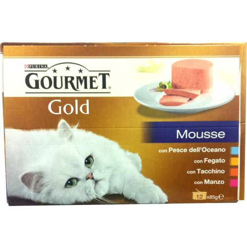 GOURMET GOLD 85gr x 12 mousse mix
