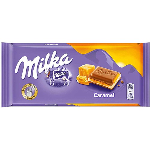 MILKA ΣΟΚΟΛΑΤΑ 100gr caramel