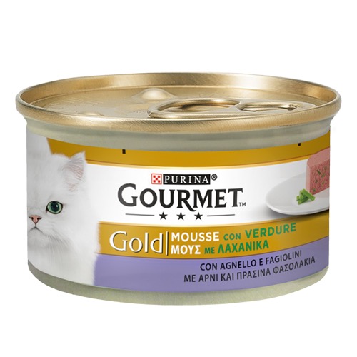 GOURMET GOLD mousse 85gr αρνί-πρασ φασόλια