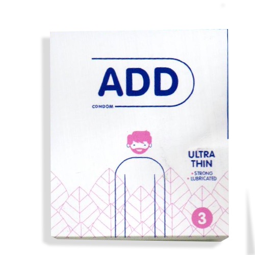 ADD προφυλακτικά 3τεμ ultra thin (ΕΛ)
