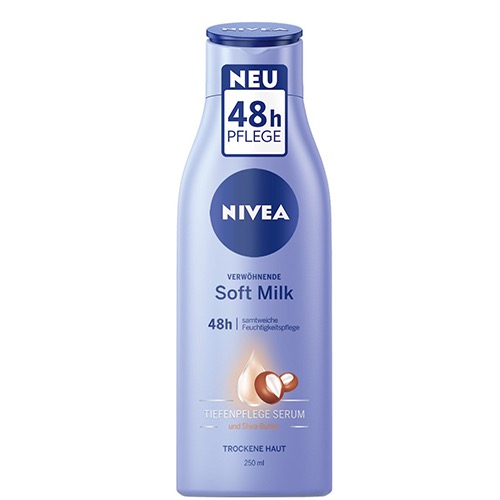 NIVEA body milk 250ml soft milk
