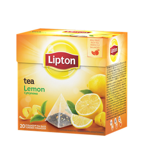 LIPTON 20φακ πυραμ lemon