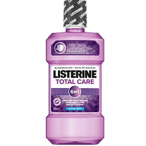 LISTERINE 500ml total care clean mint (ΕΛ)