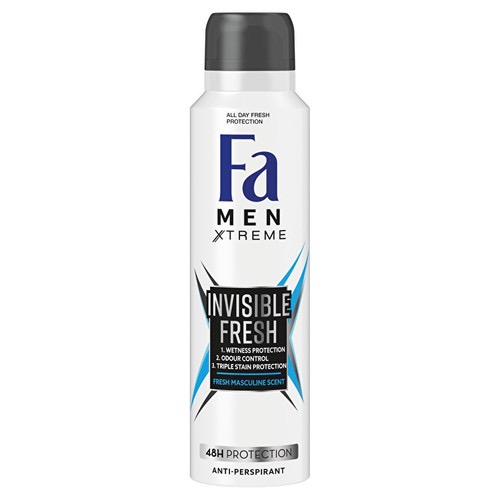 FA spray men 150ml (ΕΛ) extreme invisible fresh
