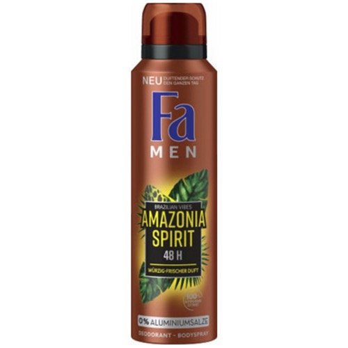 FA spray men 150ml amazonia spirit