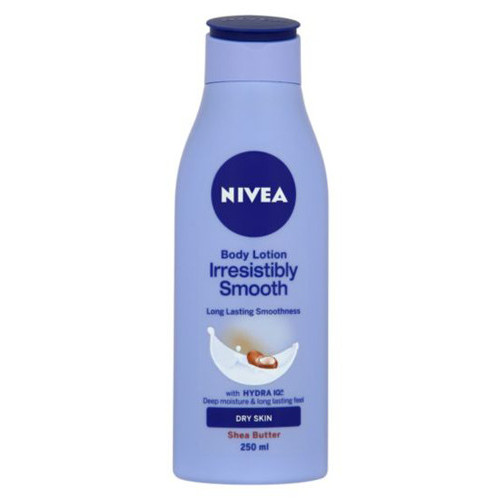 NIVEA body lotion 250ml irres. smooth shea butter