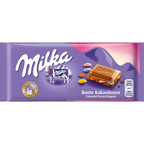 MILKA ΣΟΚΟΛΑΤΑ 100gr (ΕΛ) cacao lenses