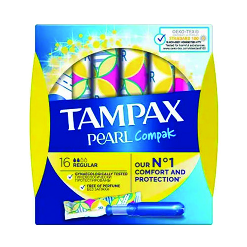 TAMPAX ταμπόν 16τεμ (ΕΛ) pearl regular