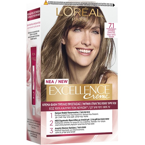 L' OREAL EXCELLENCE 48ml Nο7.1 ξανθό σαντρέ