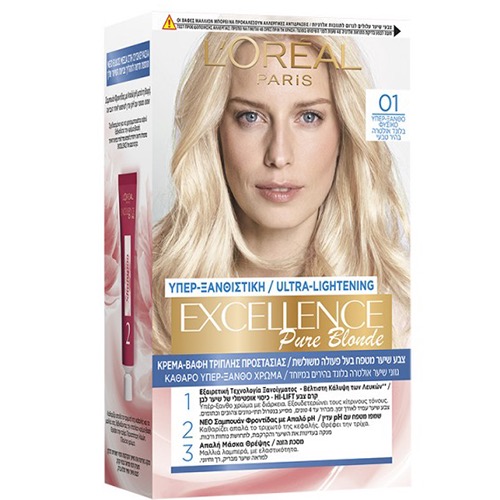 L' OREAL EXCELLENCE 48ml N01 υπέρ ξανθό φυσικό