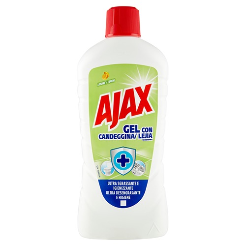 AJAX 1lt πατ. gel απολυμαντικό με χλωρίνη lemon