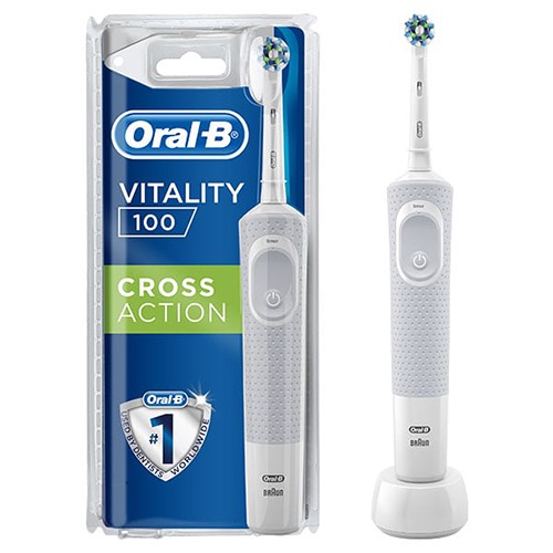 ORAL-B ηλεκτρική οδοντόβουρτσα λευκή (ΕΛ)