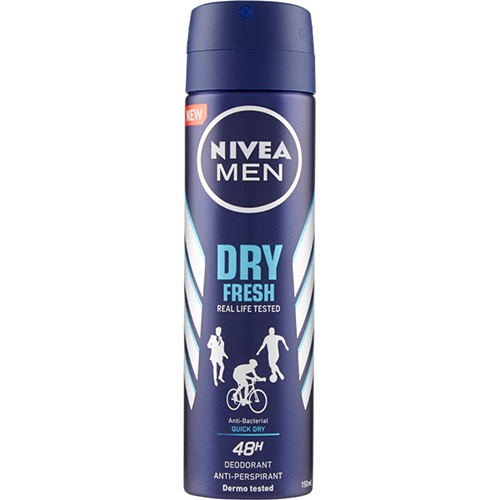 NIVEA spray 150ml men dry fresh 48h