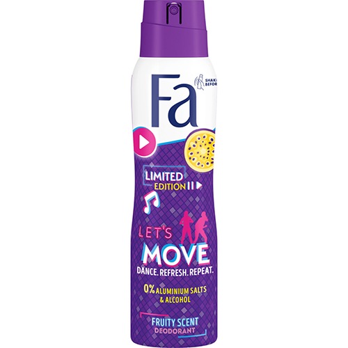 FA spray women 150ml let's move