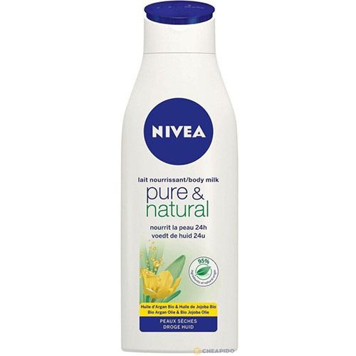 NIVEA body lotion 400ml pure & natural milk