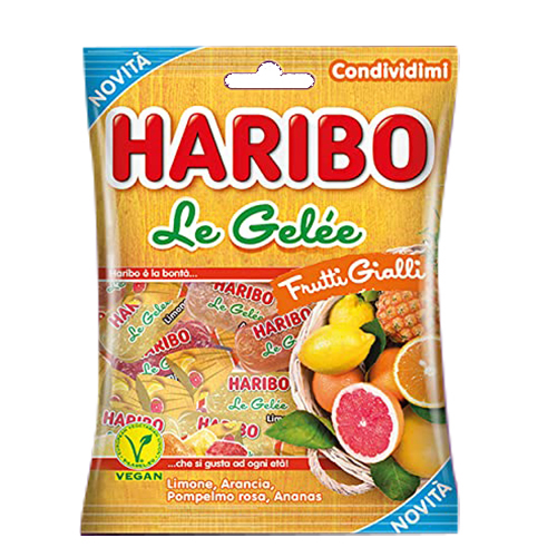 HARIBO 175gr ζελέ φρούτα κίτρινα