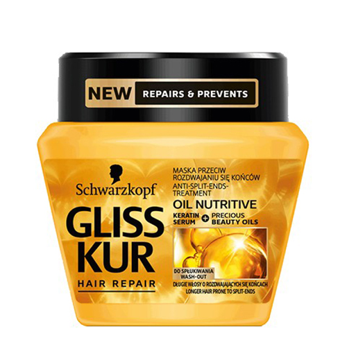 GLISS μάσκα μαλλιών 300ml (ΕΛ) nutritive oil