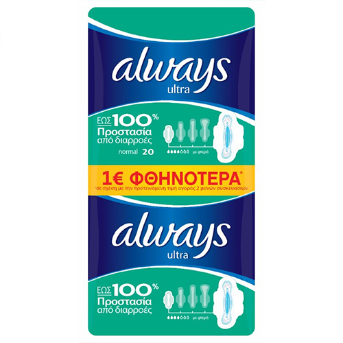 ALWAYS DUO ULTRA NORMAL PLUS 18τεμ (ΕΛ)