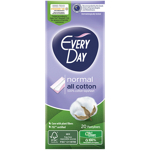 EVERYDAY σερβιετάκια 20τεμ (ΕΛ) normal cotton