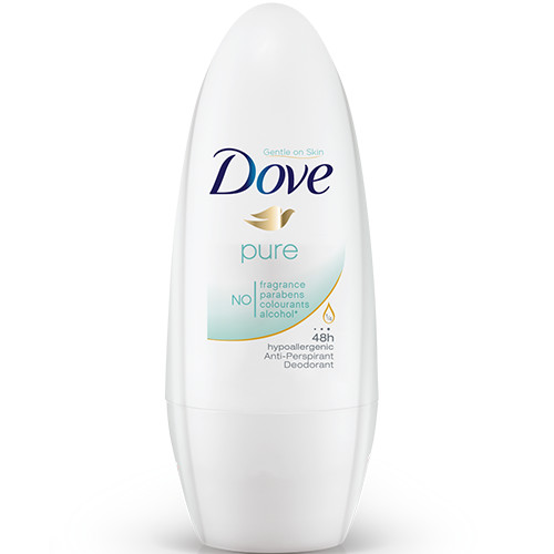DOVE deo roll on 50ml pure