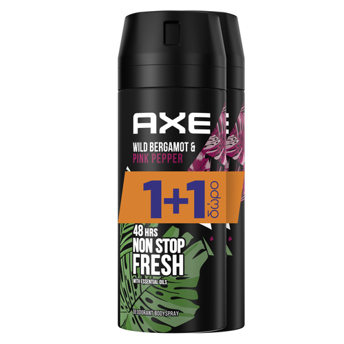 AXE spray 150ml 1+1δώρο (ΕΛ) wild pepper
