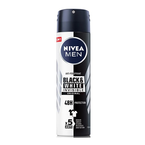 NIVEA spray 150ml men b&w invis 48h original -40%