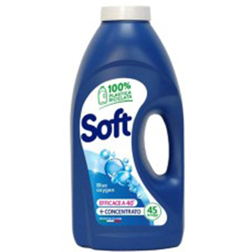 SOFT υγρό πλυντηρίου 45 μεζούρες 2,25ltblue oxygen