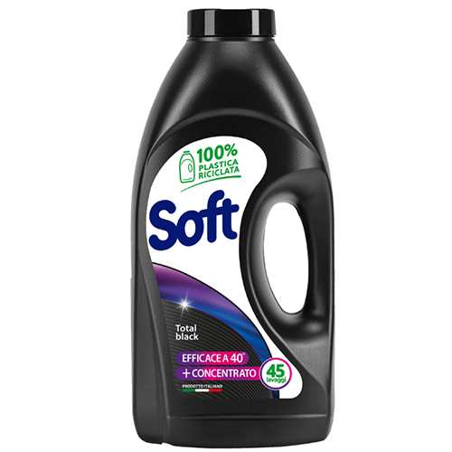 SOFT υγρό πλυντηρίου 45 μεζούρες 2,25lt black