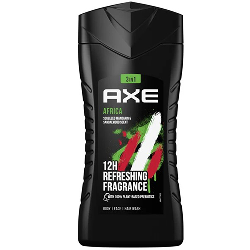 AXE shower gel 250ml 3in1 africa
