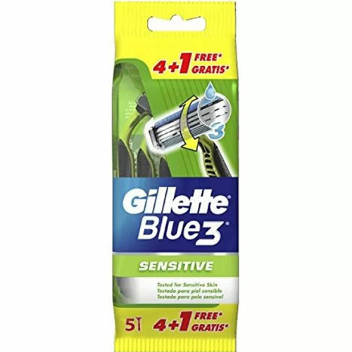 GILLETTE BLUE3 ΣΑΚΟΥΛΑΚΙ 4+1 SENSITIVE
