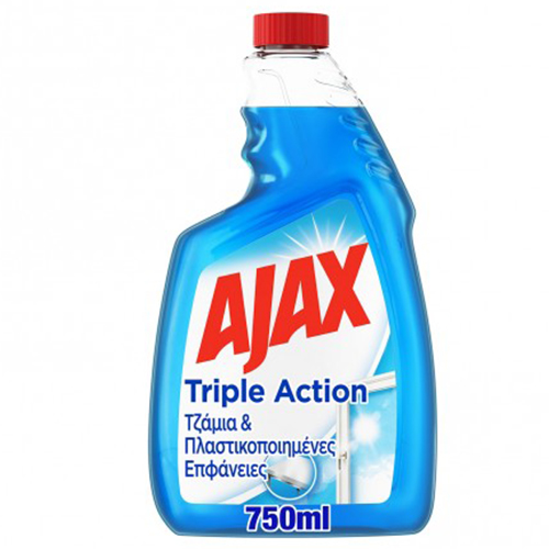 AJAX 750ml τζάμια αντ/κό (ΕΛ) triple action