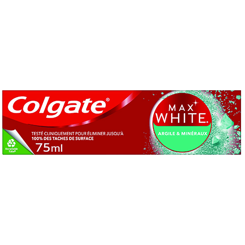 COLGATE οδοντ. max white 75ml argile