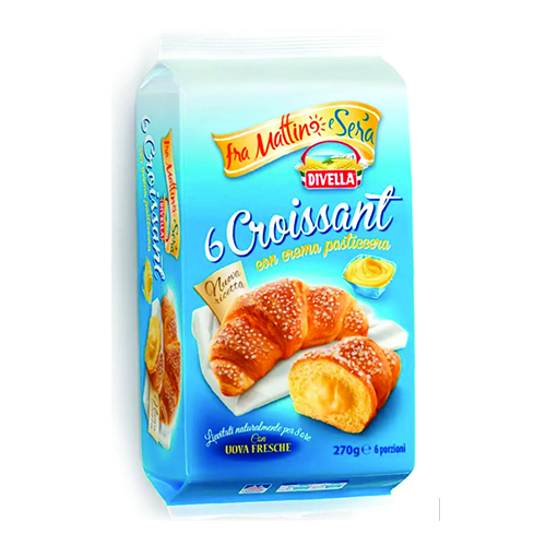 DIVELLA croissant 270gr (ΕΛ) creme pasticcera