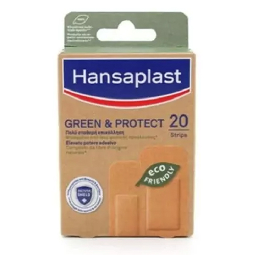 HANSAPLAST τσιρότο 20τεμ (ΕΛ) green & protect