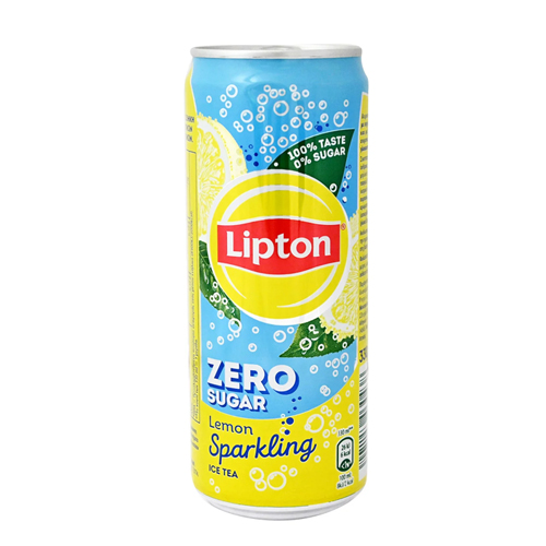 LIPTON ICE TEA 330ml ανθρακούχο χ. ζάχ (ΕΛ) lemon