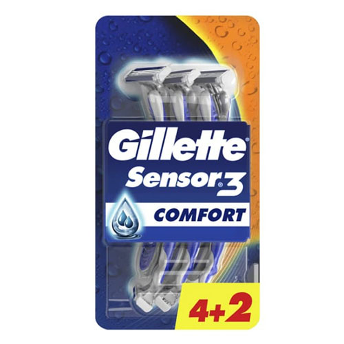 GILLETTE SENSOR3 (4+2) COMFORT