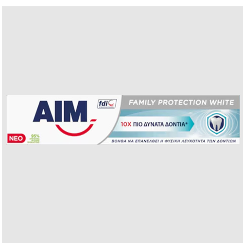 AIM οδοντ. 75ml (ΕΛ) protection white