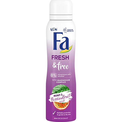FA spray women 150ml fresh&free mint&passion fruit