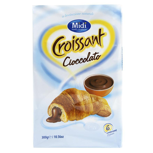 MIDI croissant 300gr 6τεμ (ΕΛ) chocolate