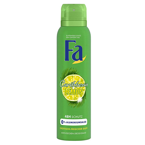 FA spray women 150ml carribean lemon
