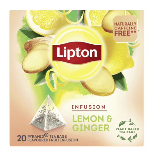 LIPTON πυρ 20 φακ Χ 2γρ (ΕΛ) lemon-ginger